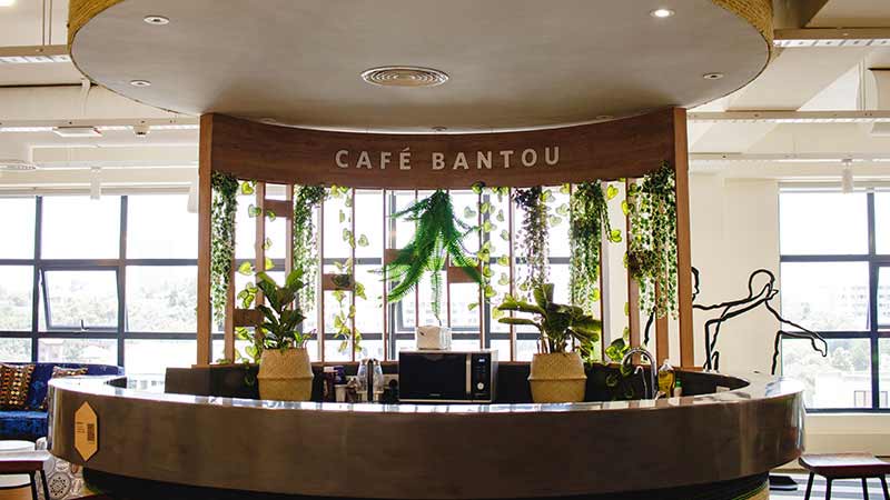 Cafe Bantou at the Innovation Studio in Nairobi